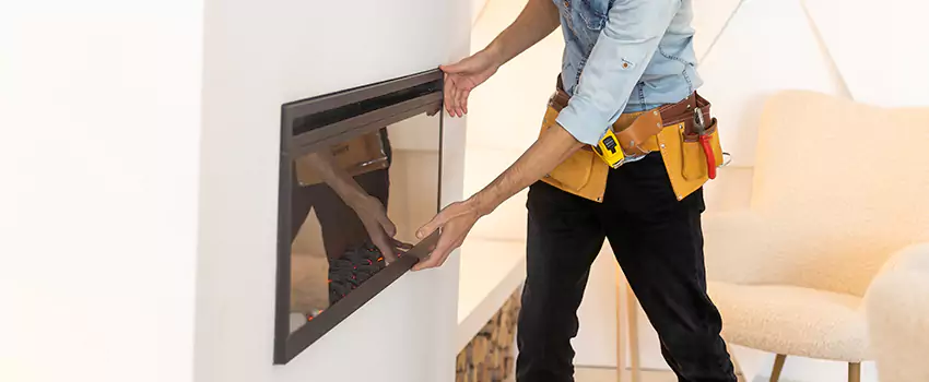 Metal Fireplace Installation in Sheboygan, Wisconsin