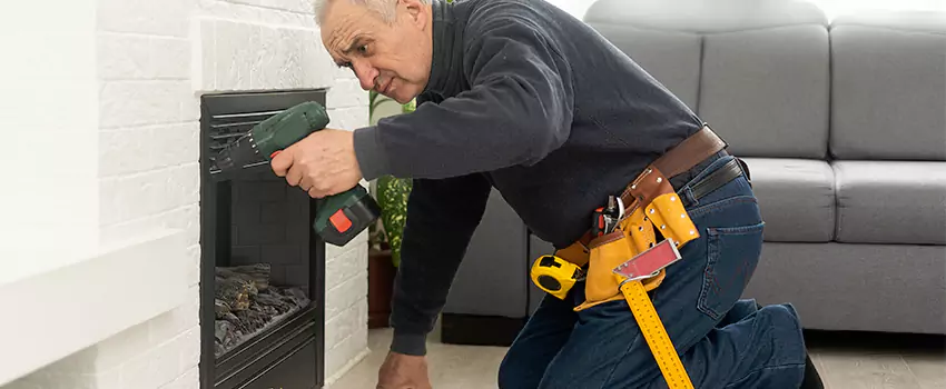 New Indoor Fireplace Installation in Sheboygan, Wisconsin