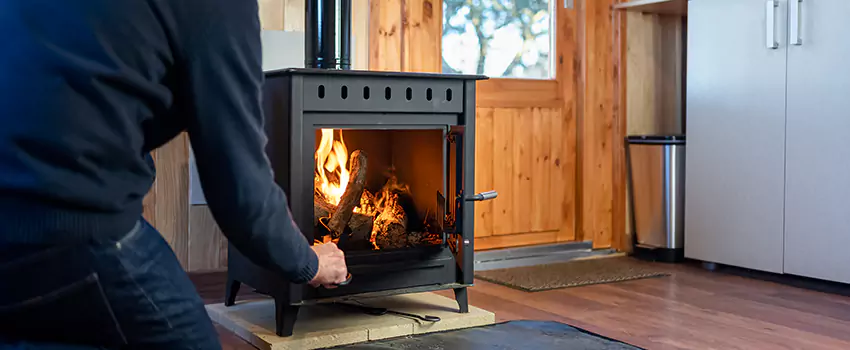 Open Hearth Wood Fireplace Installation in Sheboygan, WI