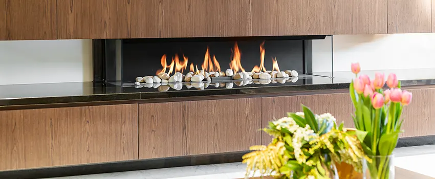 Double-height Fireplace Design Refurbishment in Sheboygan, Wisconsin