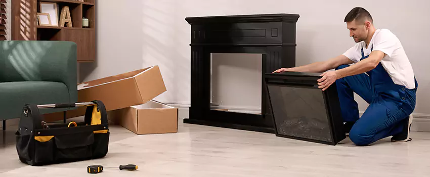 Old Rusted Metal Fireplace Repair And Replacement in Sheboygan, WI